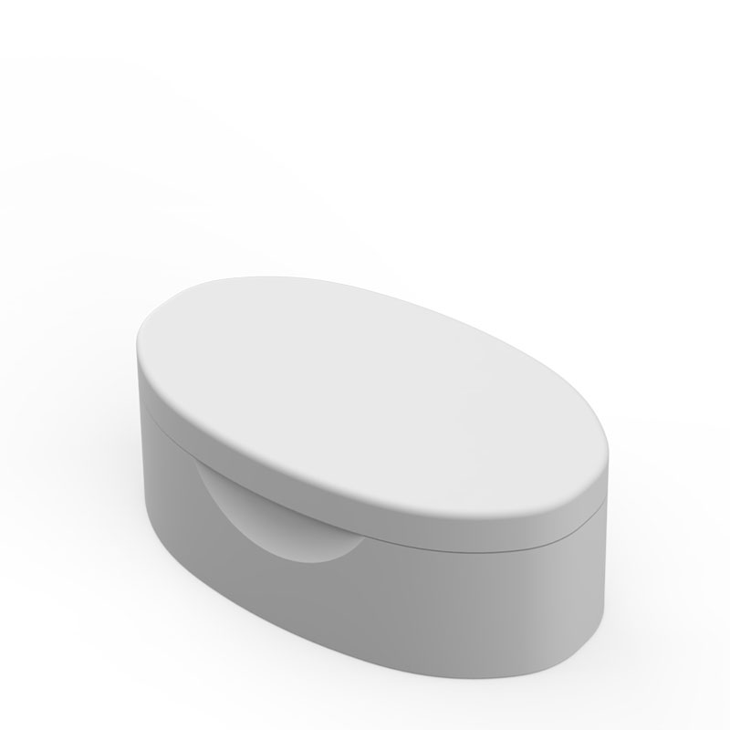 XL Shower Oval Flip Top - Image 2